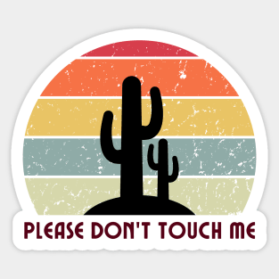 No Touchy Sticker